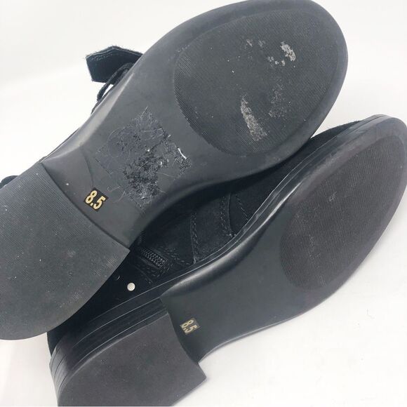 STEVEN BY STEVE MADDEN | Black Suede Studded Zephyr Boots Women’s Size 8.5 - Picture 9 of 11